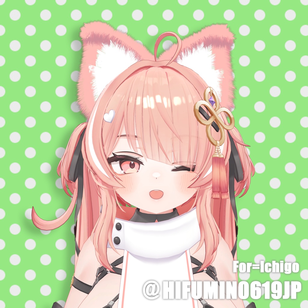 【複数対応】声で動くピコピコふわケモセット/KemoSet【VRC想定】