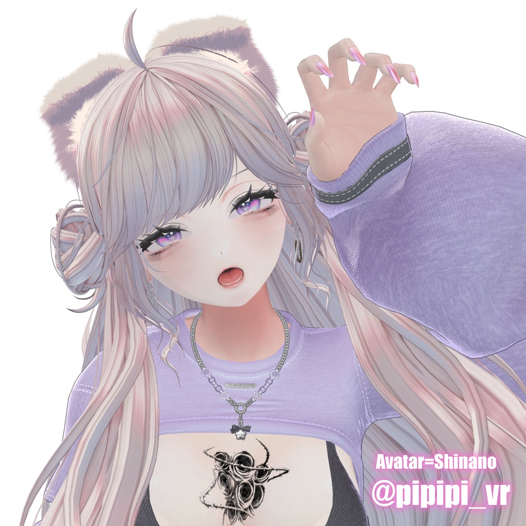 【複数対応】声で動くピコピコふわケモセット/KemoSet【VRC想定】