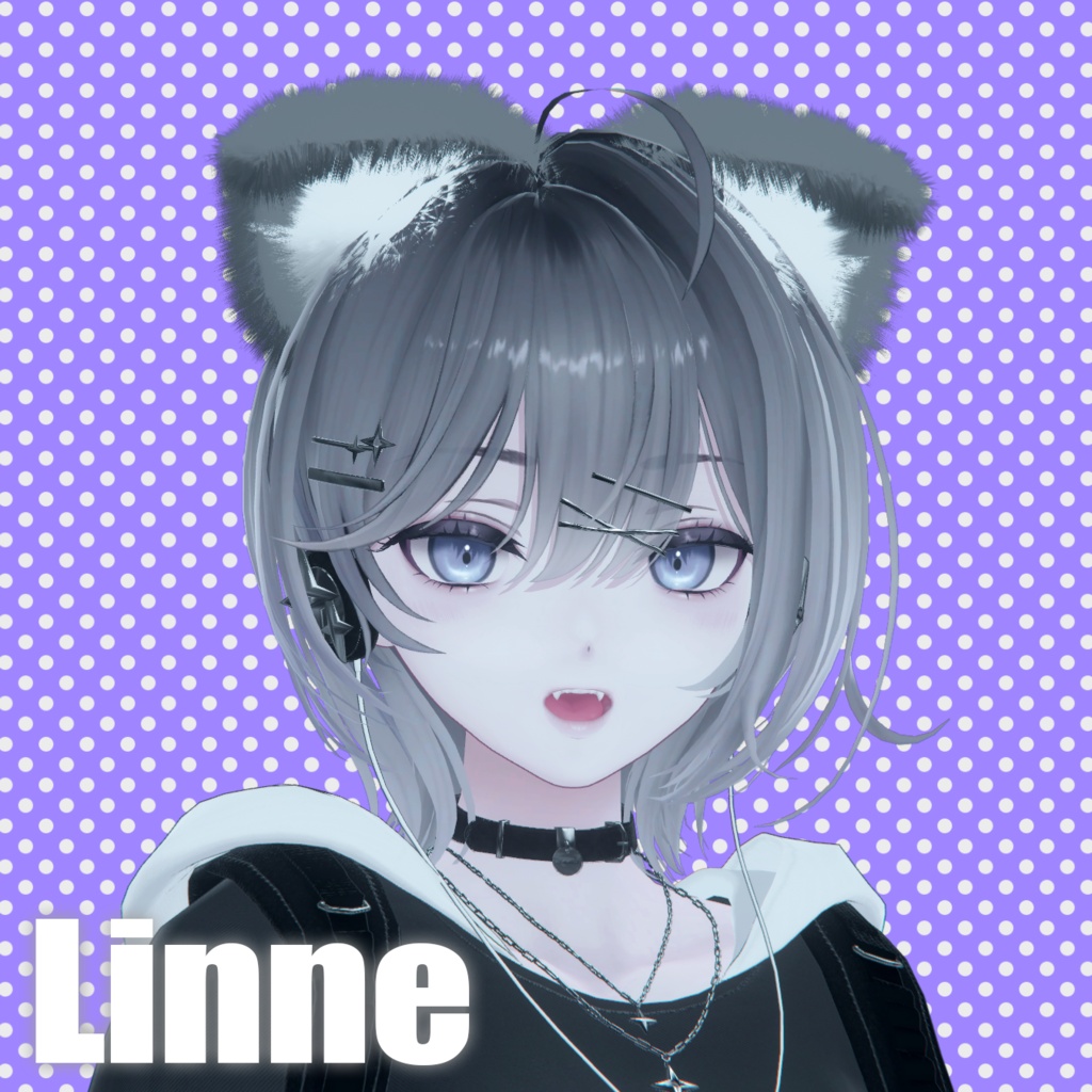 【複数対応】声で動くピコピコふわケモセット/KemoSet【VRC想定】