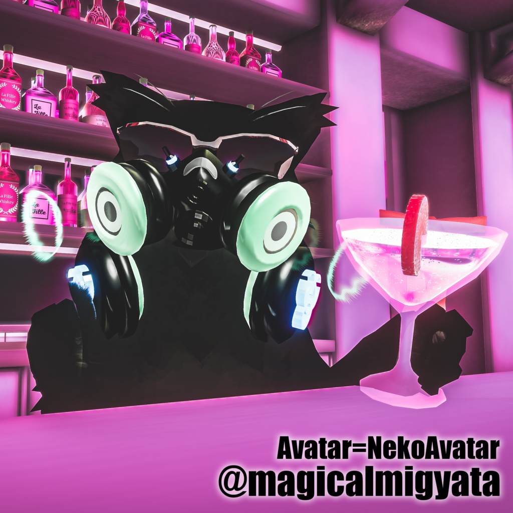 【全アバター対応】声でエフェクトが出るヘッドギア/Headgear【VRC想定】