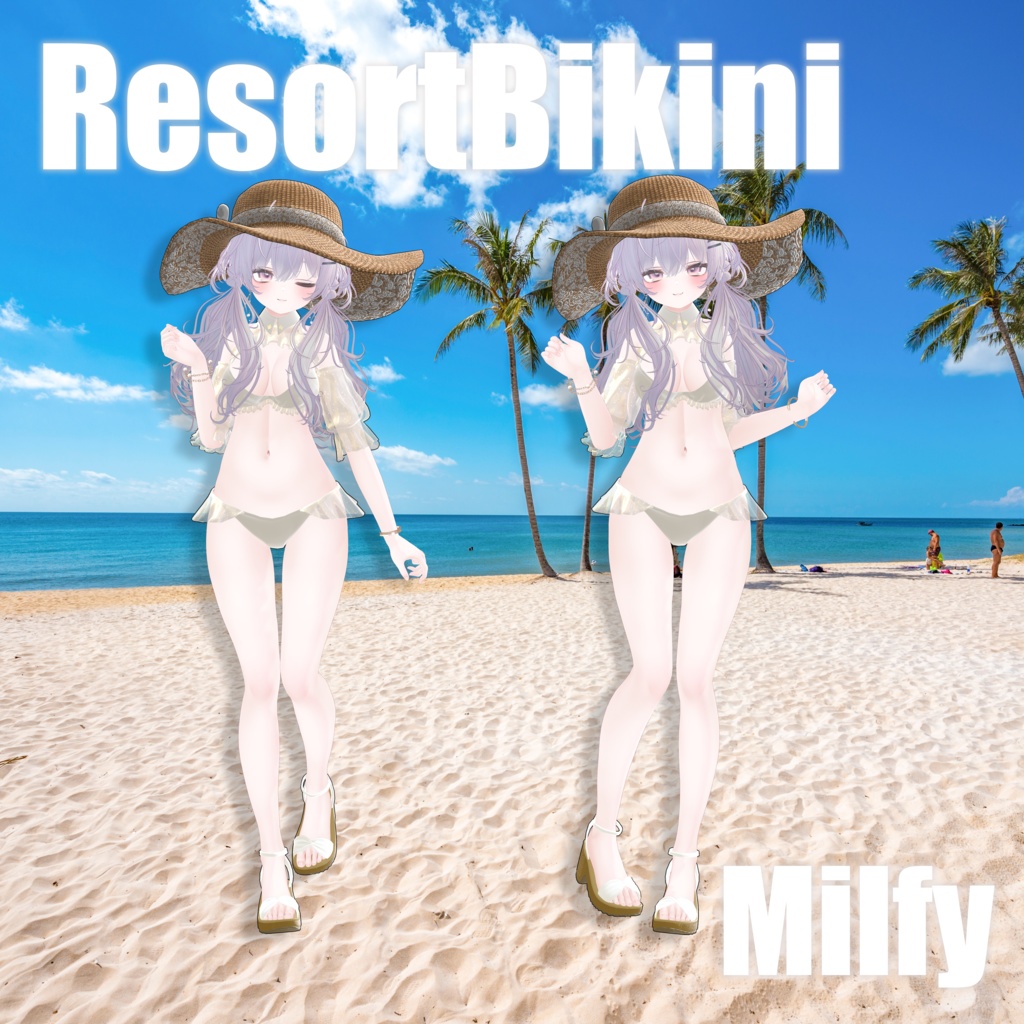 【複数対応】リゾートビキニ/ResortBikini【VRC想定】