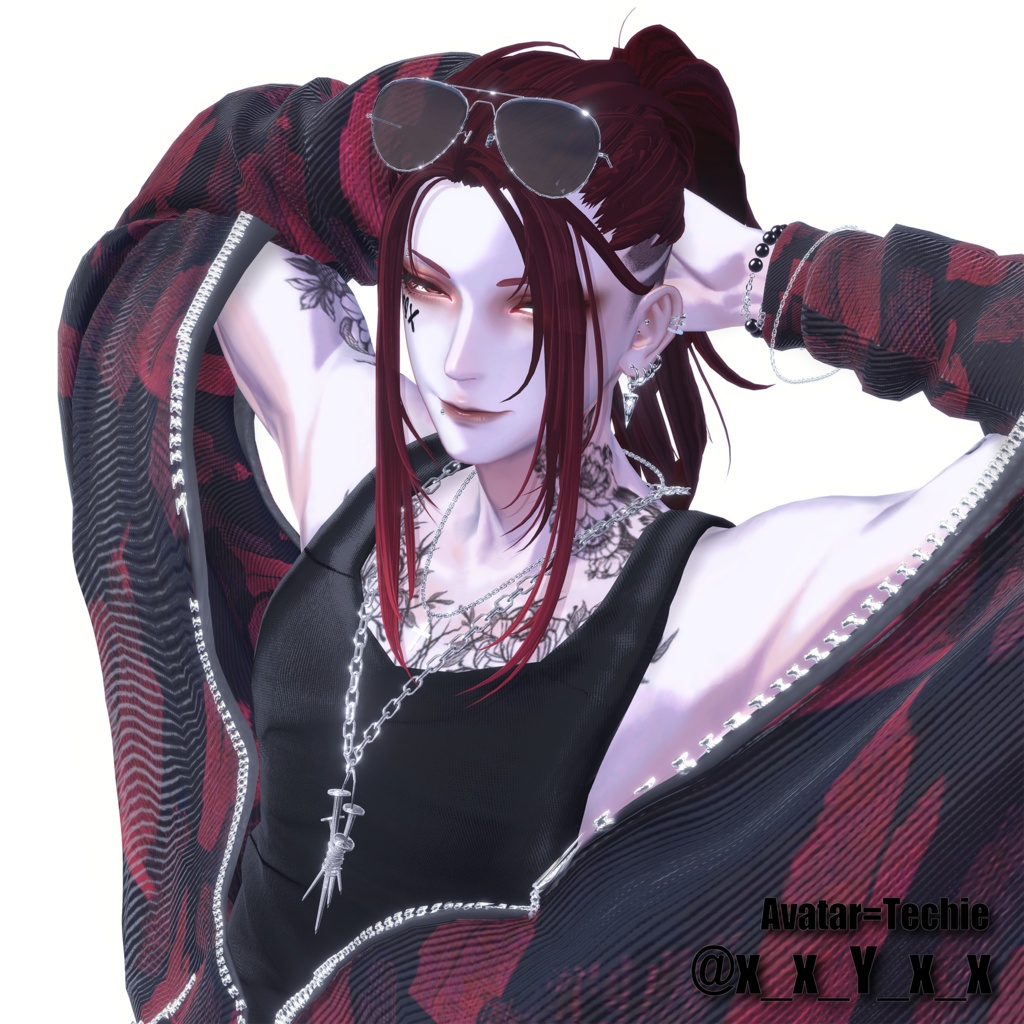 【揺れる】NailNecklece/釘ネックレス【VRC想定】