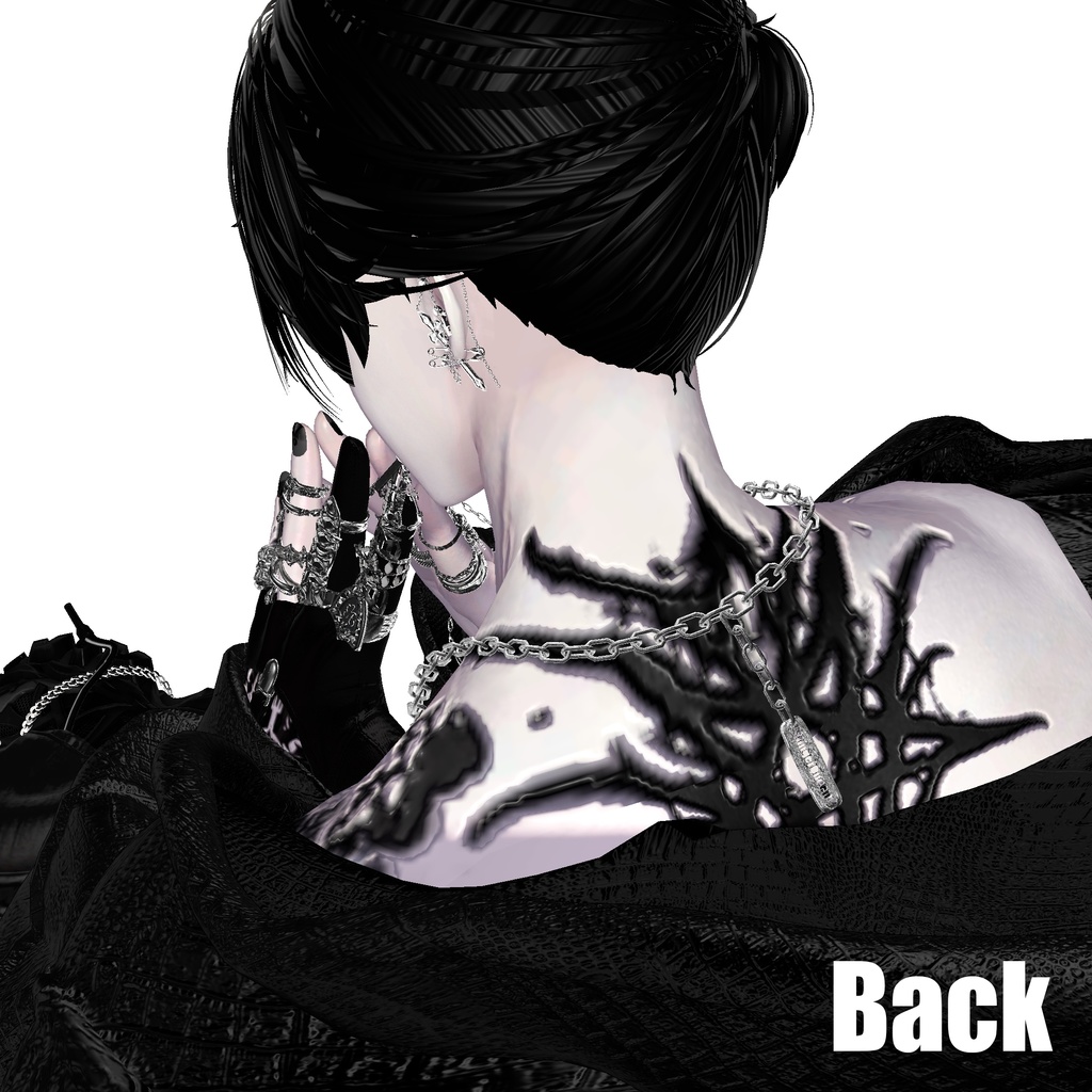 【揺れる】NailNecklece/釘ネックレス【VRC想定】