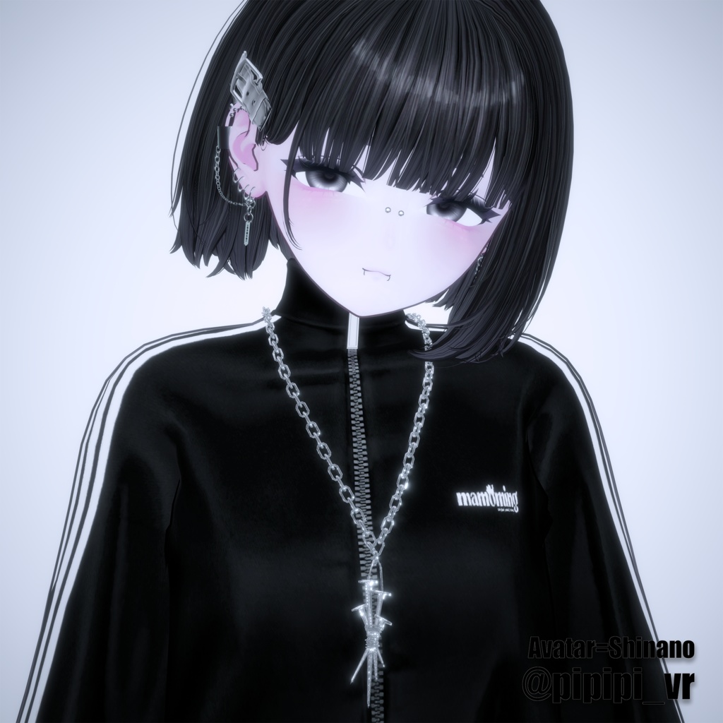 【揺れる】NailNecklece/釘ネックレス【VRC想定】