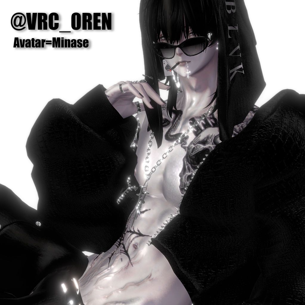 【揺れる】NailNecklece/釘ネックレス【VRC想定】