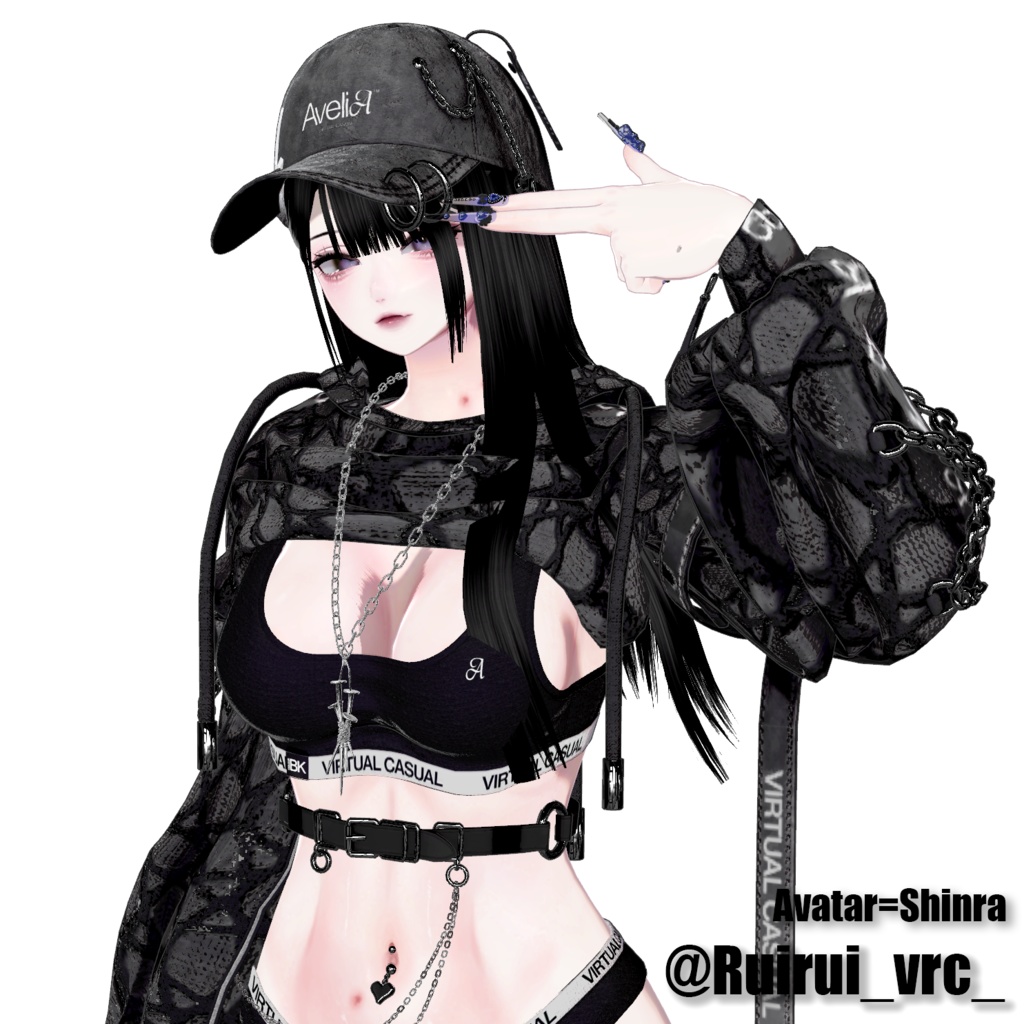 【揺れる】NailNecklece/釘ネックレス【VRC想定】