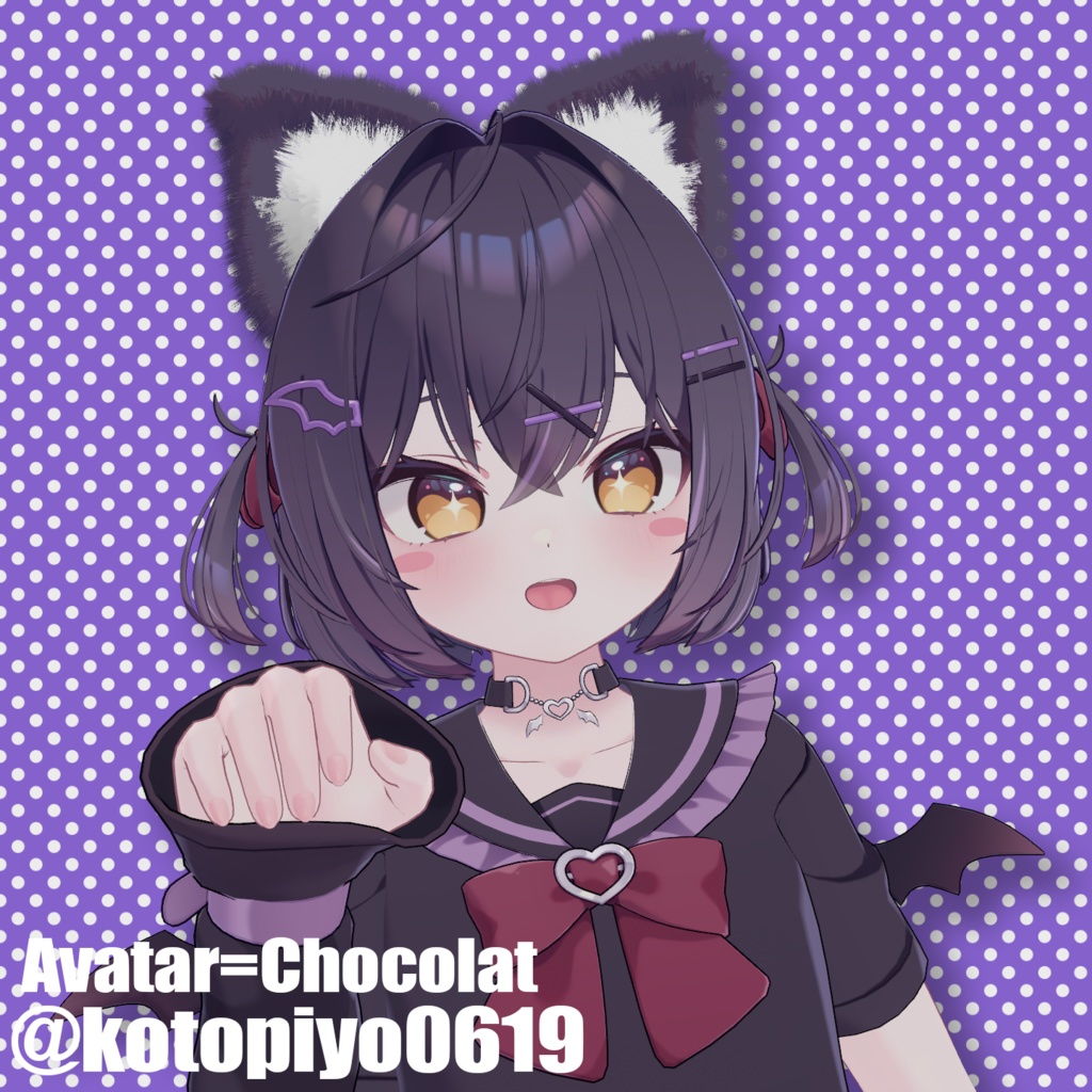 【宣伝ページ】【複数対応】声で動くピコピコふわケモセット/KemoSet　ショコラちゃん対応