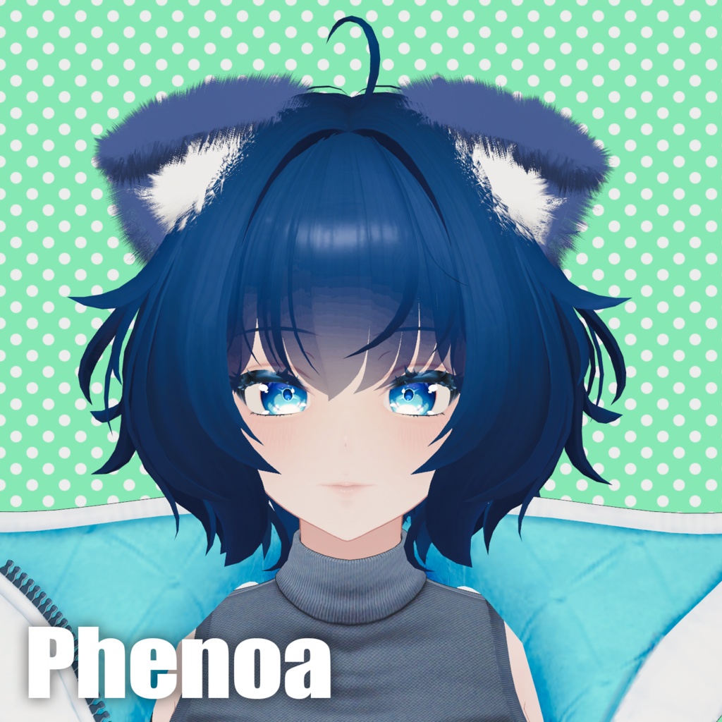 【宣伝ページ】声で動くピコピコふわケモセットのフェノアちゃん対応しました。