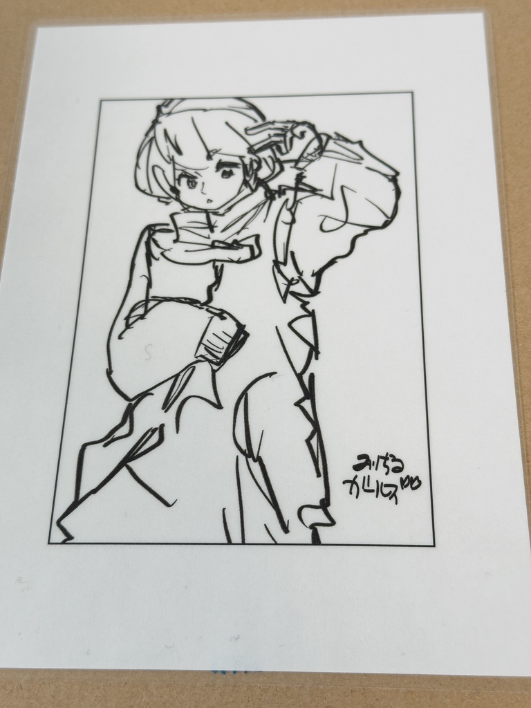 イラストA5ラミネート加工