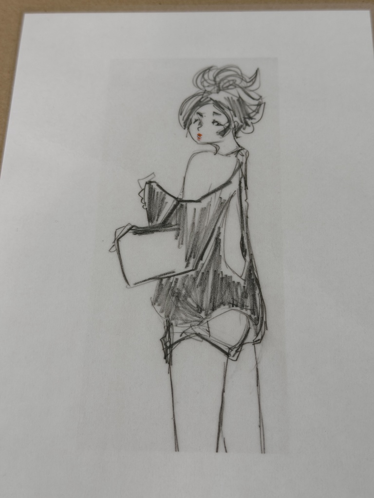 イラストラミネート加工A5