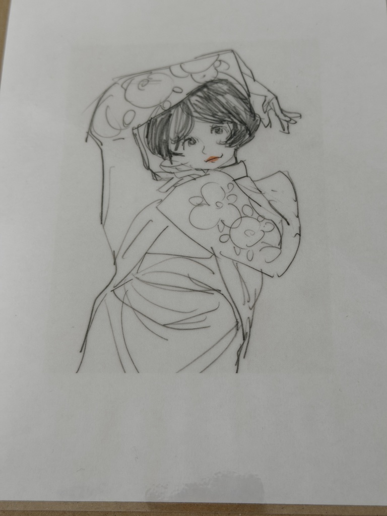 イラストラミネート加工A5