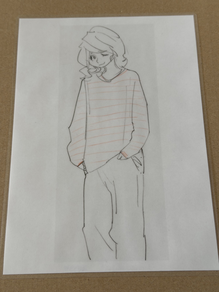 イラストラミネート加工A5