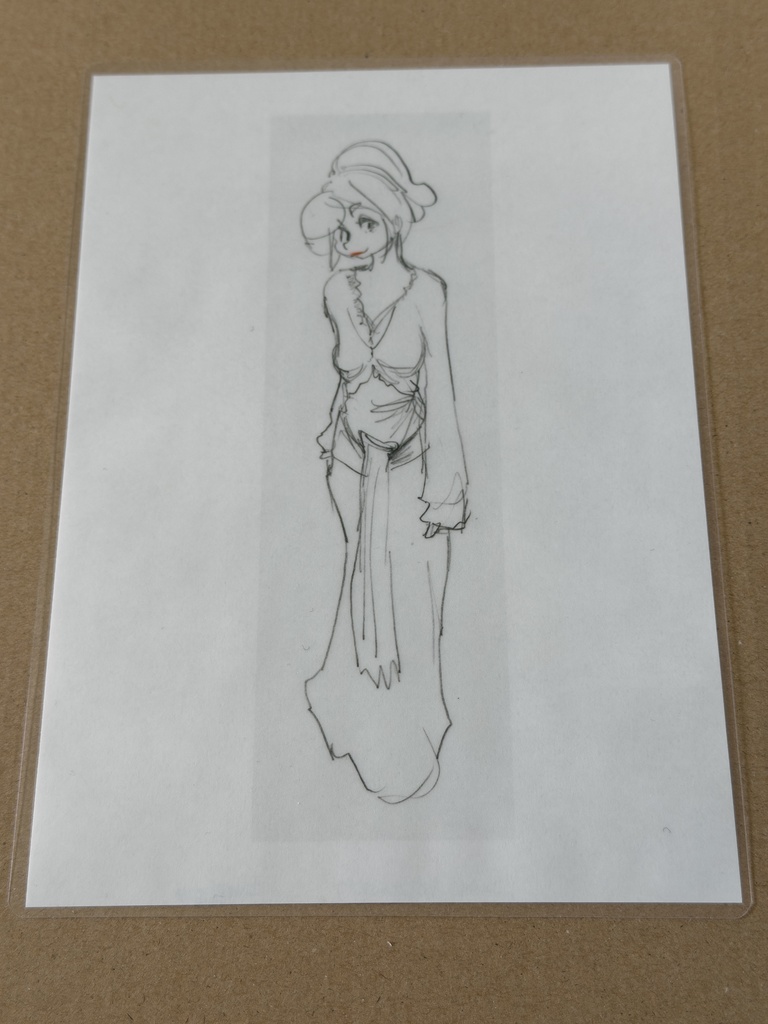 イラストラミネート加工A5