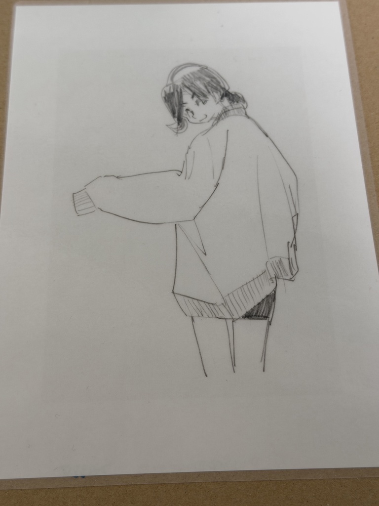 イラストラミネート加工A5