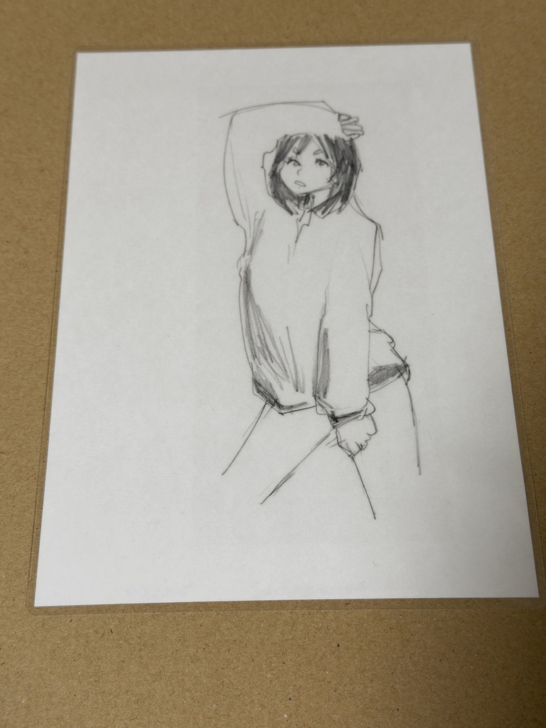 イラストラミネート加工A5