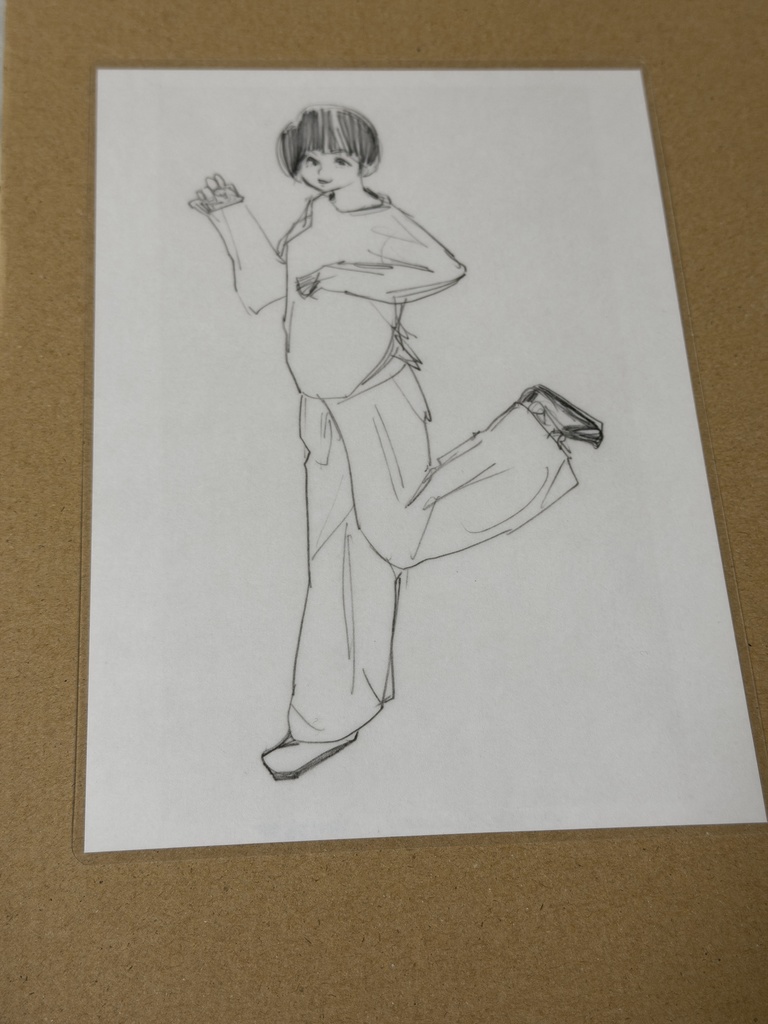 イラストラミネート加工A5