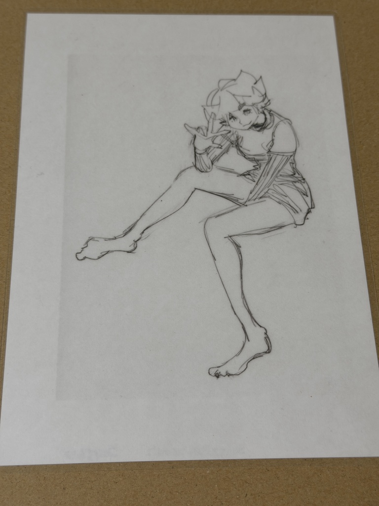 イラストラミネート加工A5