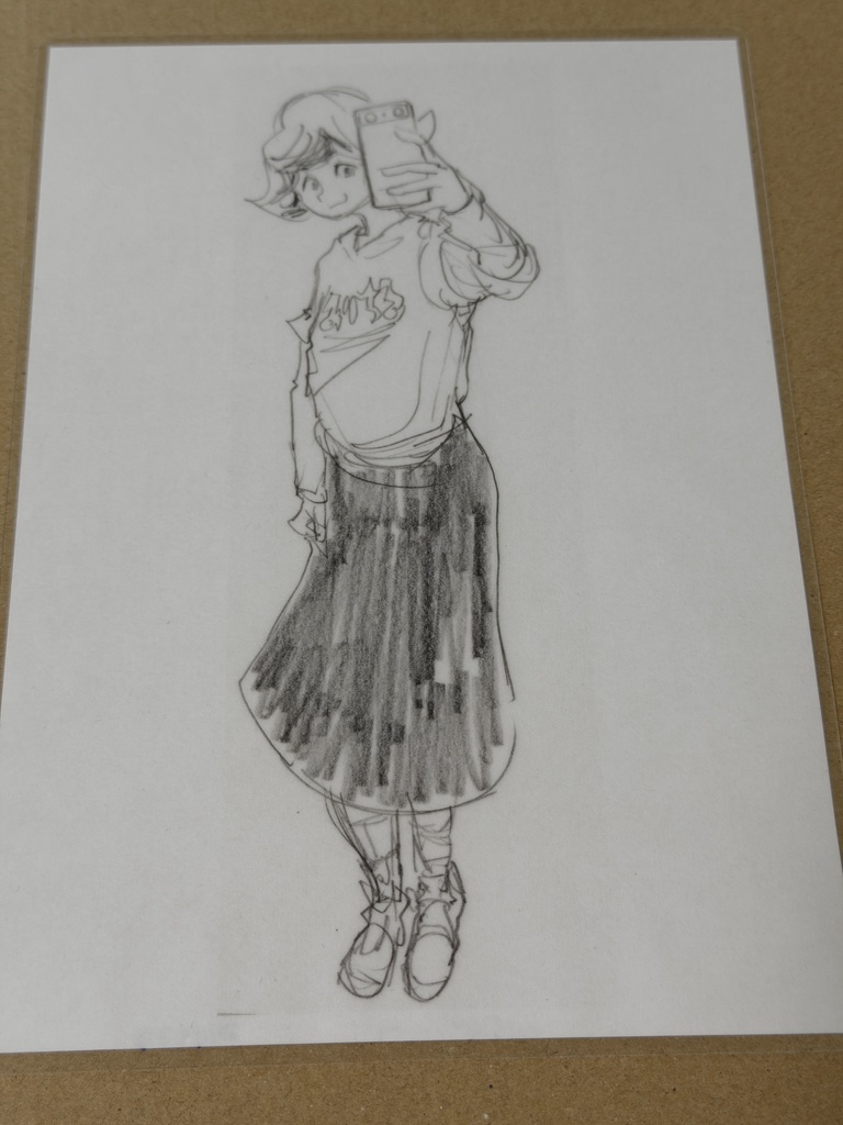 イラストラミネート加工A5