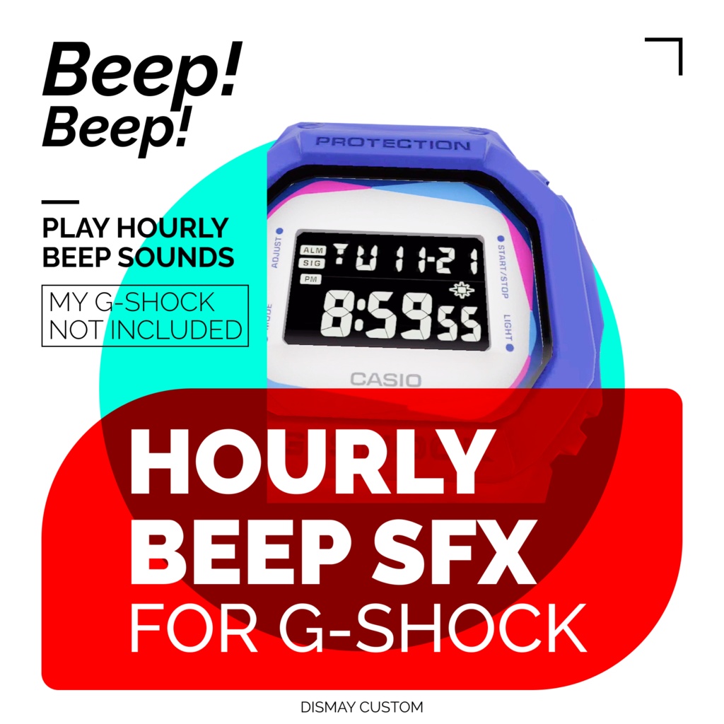 [Free] Hourly Beep Sound Effect for G-SHOCK