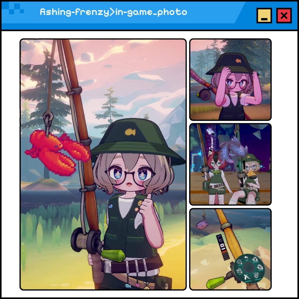 【VRC ギミック】 Fishing Frenzy 🎣💥 (Avatar Fishing Minigame)