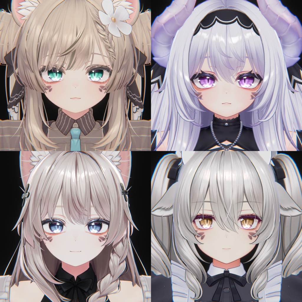 【5アバター対応】 Li'l Dragon Eye & Makeup 🐉💄 (Ichigo Added!)