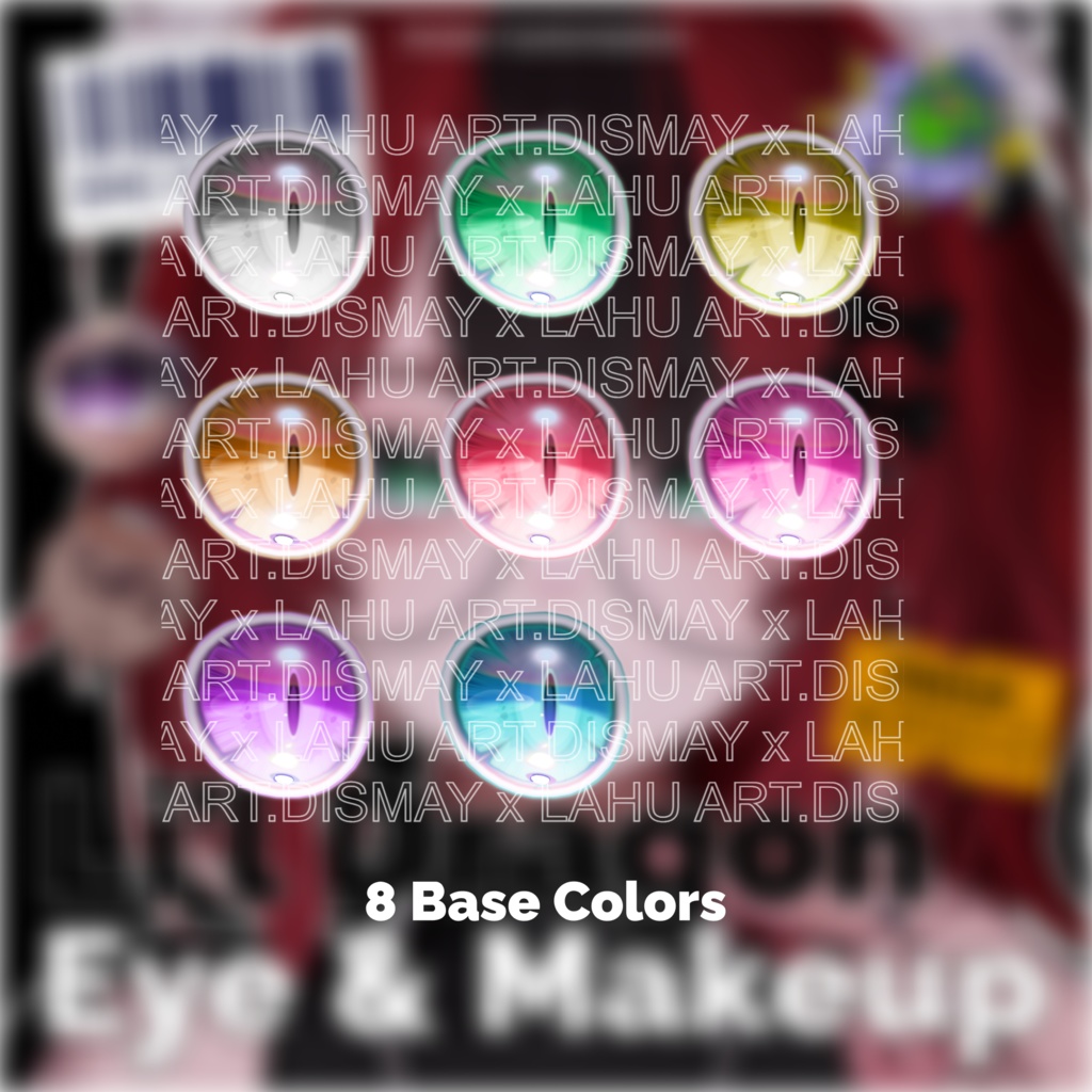 【5アバター対応】 Li'l Dragon Eye & Makeup 🐉💄 (Ichigo Added!)