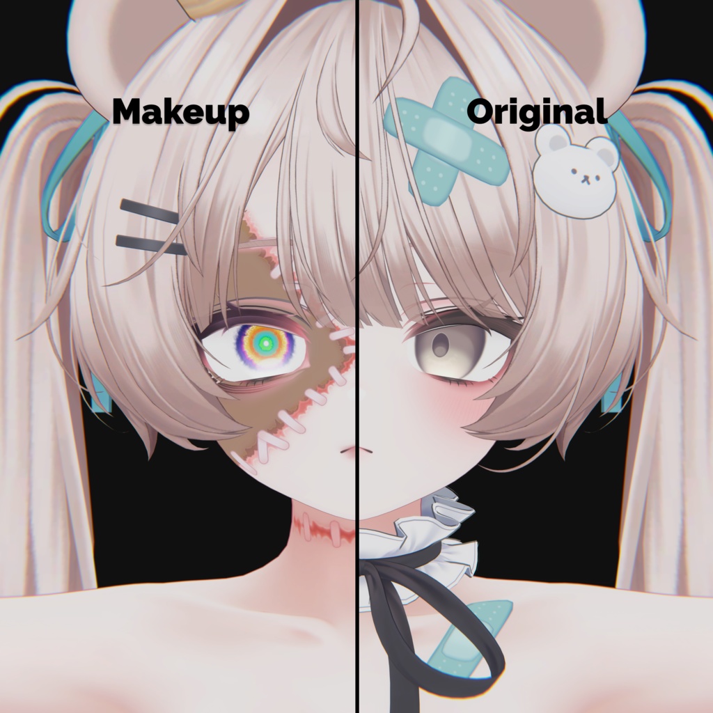 【5 アバター対応】 Halloween Makeup 🧟🪡🎃