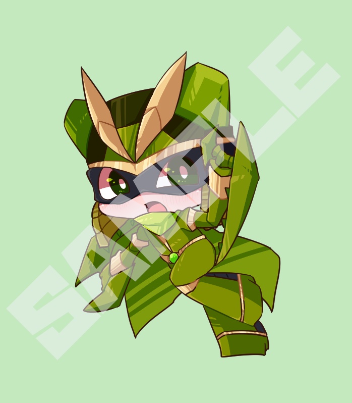 虫武士アクリルキーホルダー