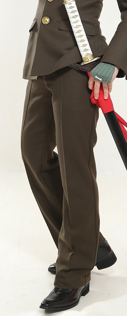 【型紙】男装用ストレートパンツ(脇、前ファスナー2種類)