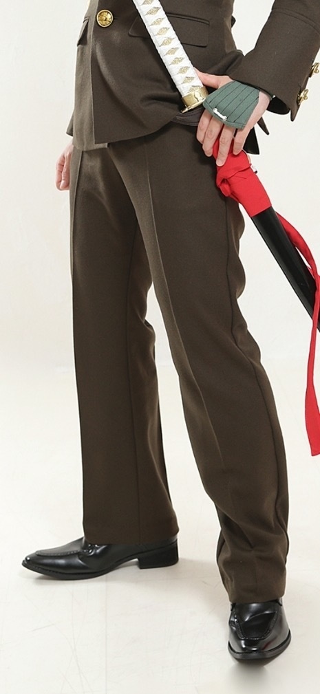 【型紙】男装用ストレートパンツ(脇、前ファスナー2種類)