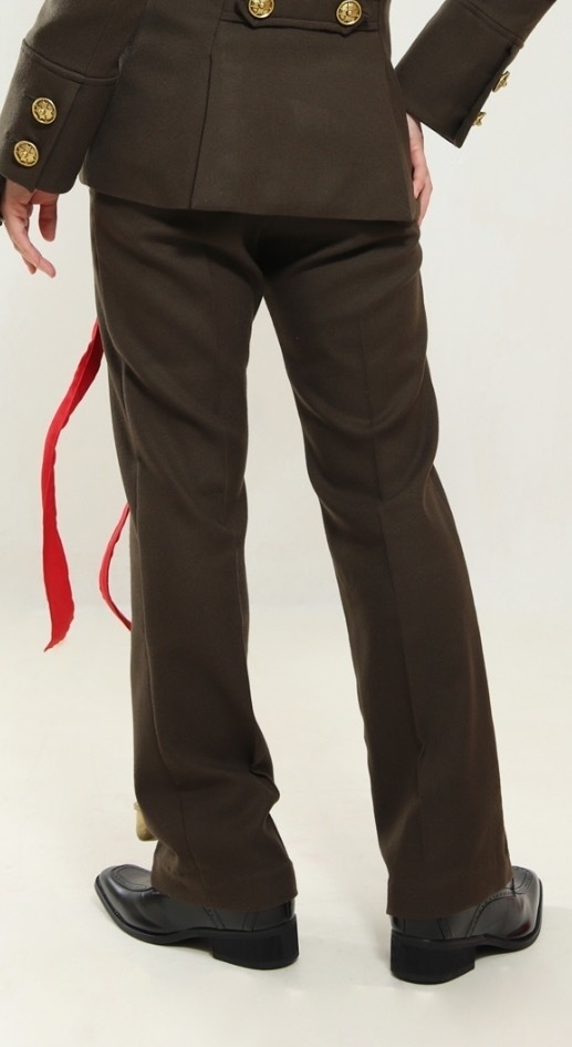 【型紙】男装用ストレートパンツ(脇、前ファスナー2種類)