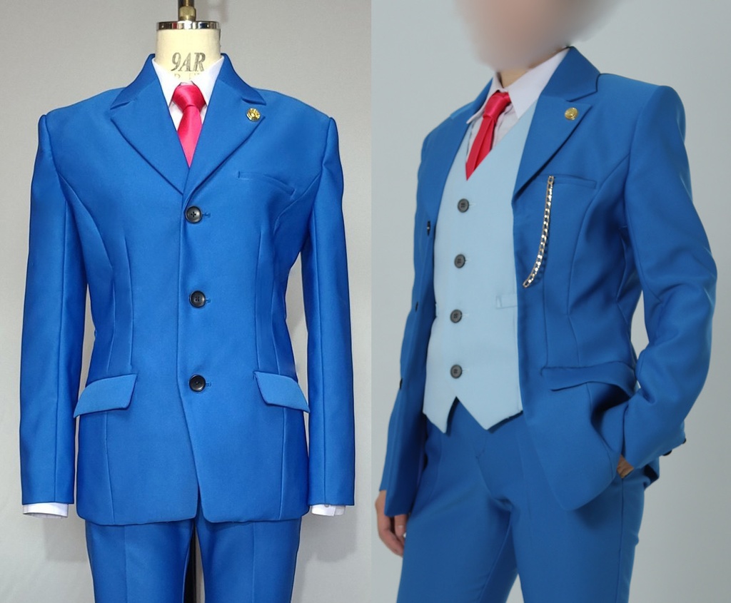 【型紙】男装用テーラージャケット(ベンツ各種、2パターン有り)