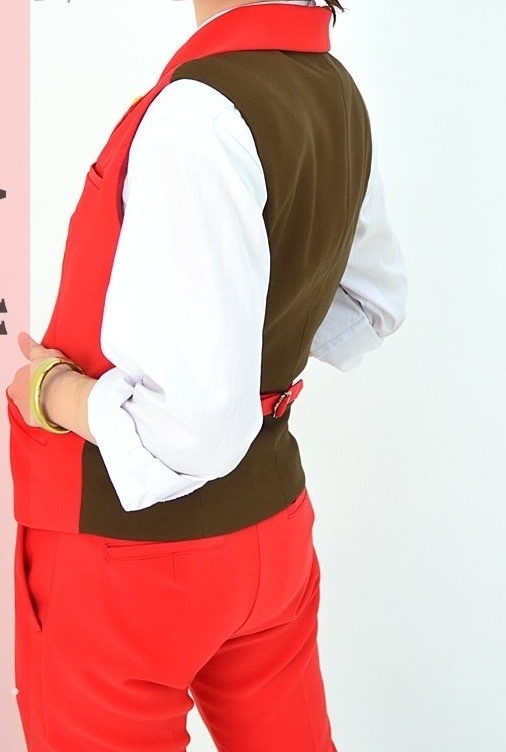 【型紙】ベスト(テーラーカラー)ダブル+シングル