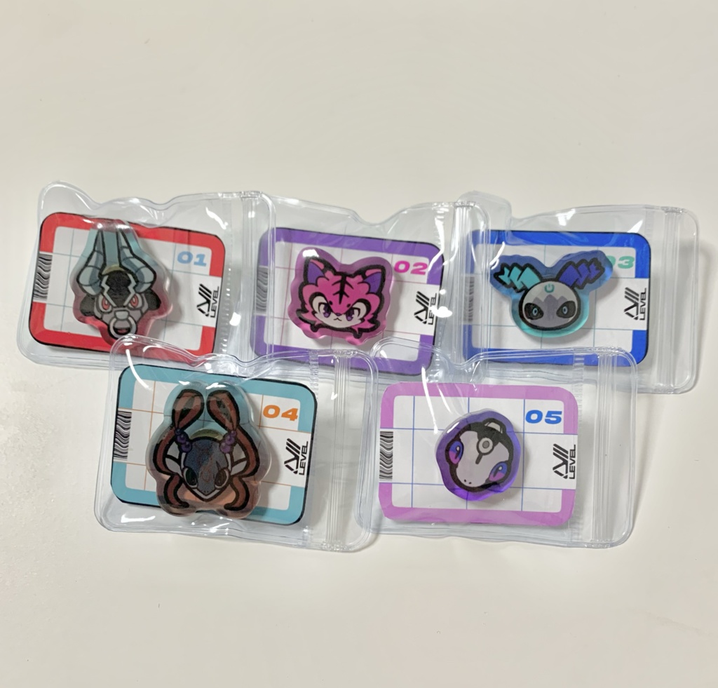 アクリルピンバッジ