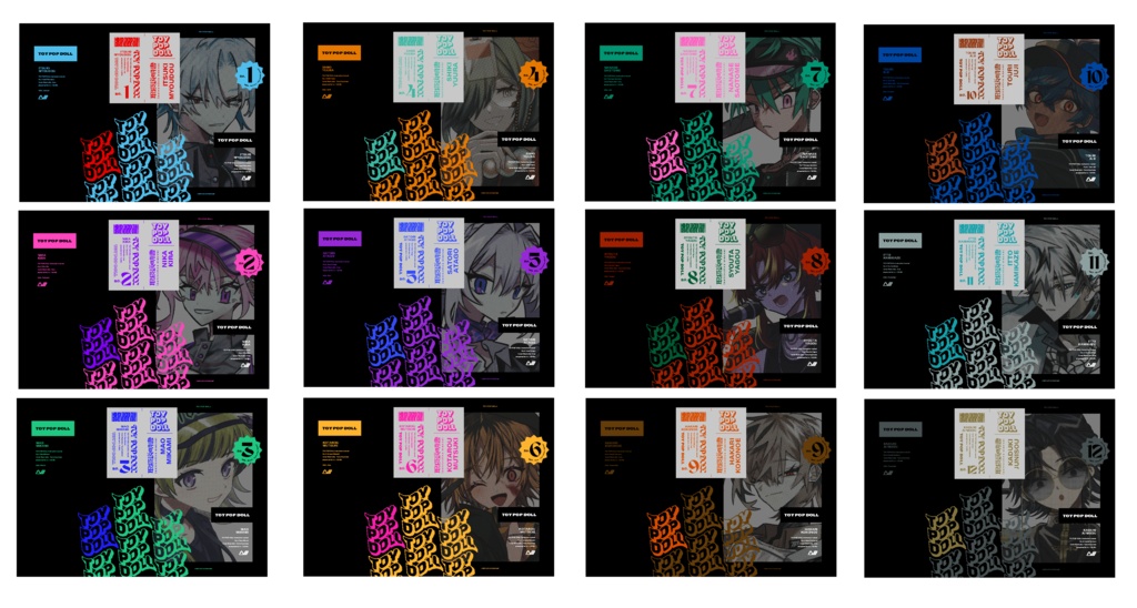 TOY POP DOLL キャラクター解説パンフレットセット