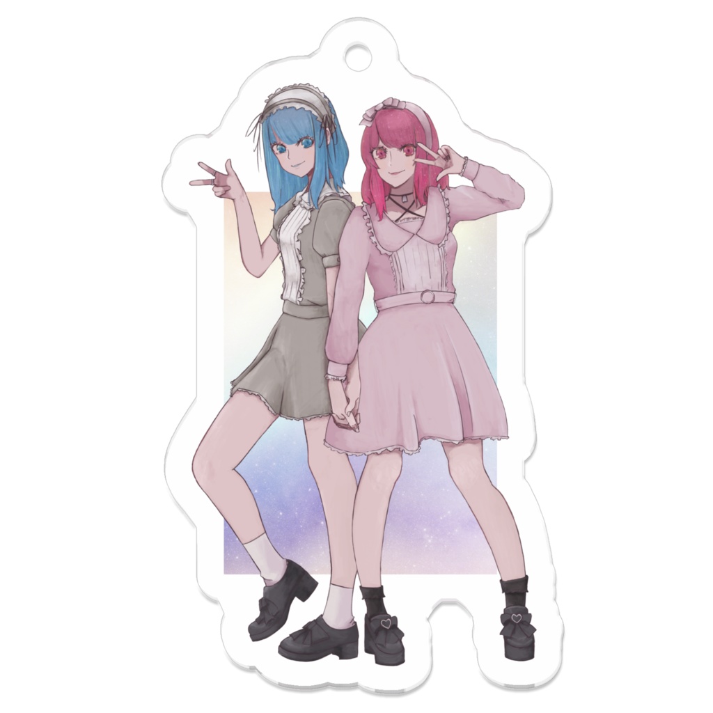 「だってあたしたち可愛いし」アクリルキーホルダー