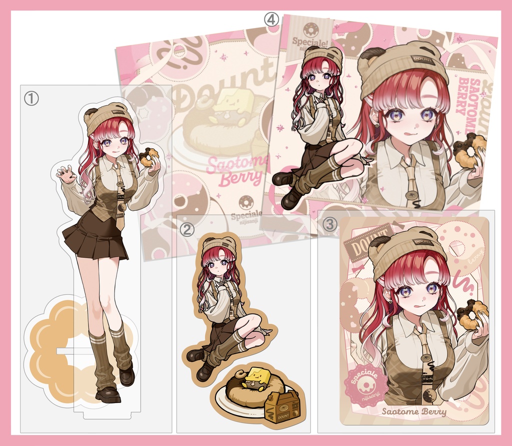 【にじそうさく11】早乙女ベリー グッズセット