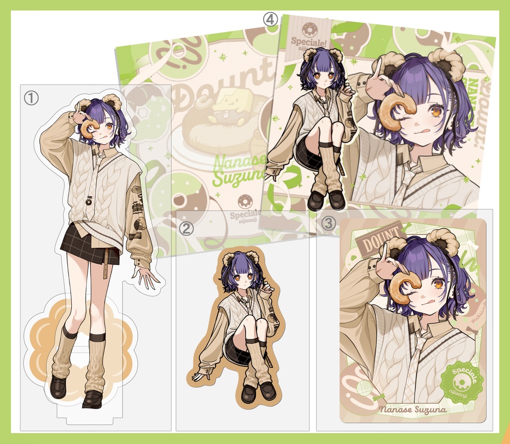 【にじそうさく11】七瀬すず菜 グッズセット