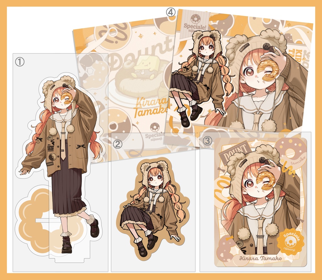 【にじそうさく11】雲母たまこ グッズセット