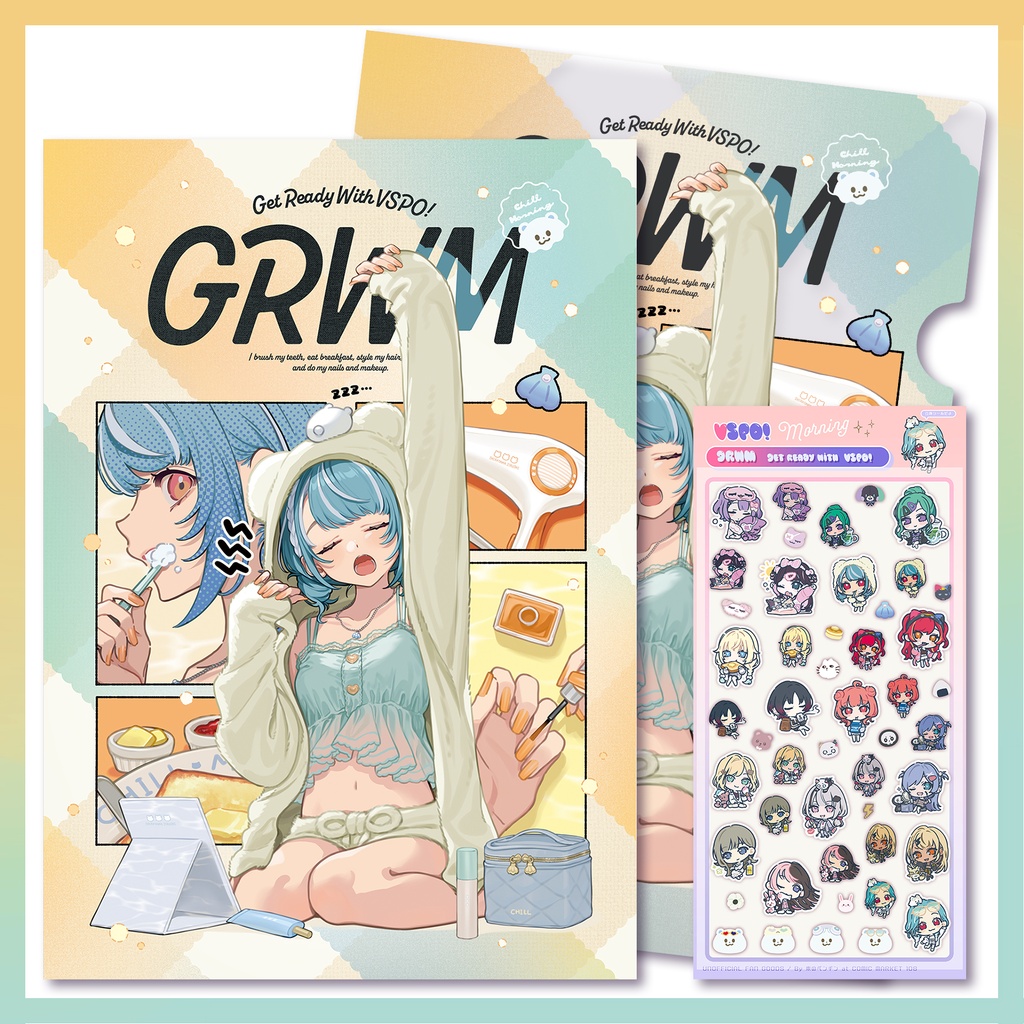 【※2026.8.15 19時予約開始予定※】【C108】GRWM (新刊+グッズセット)