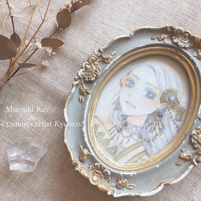 【水彩原画】冬の乙女