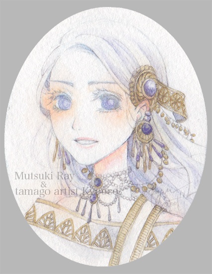 【水彩原画】冬の乙女