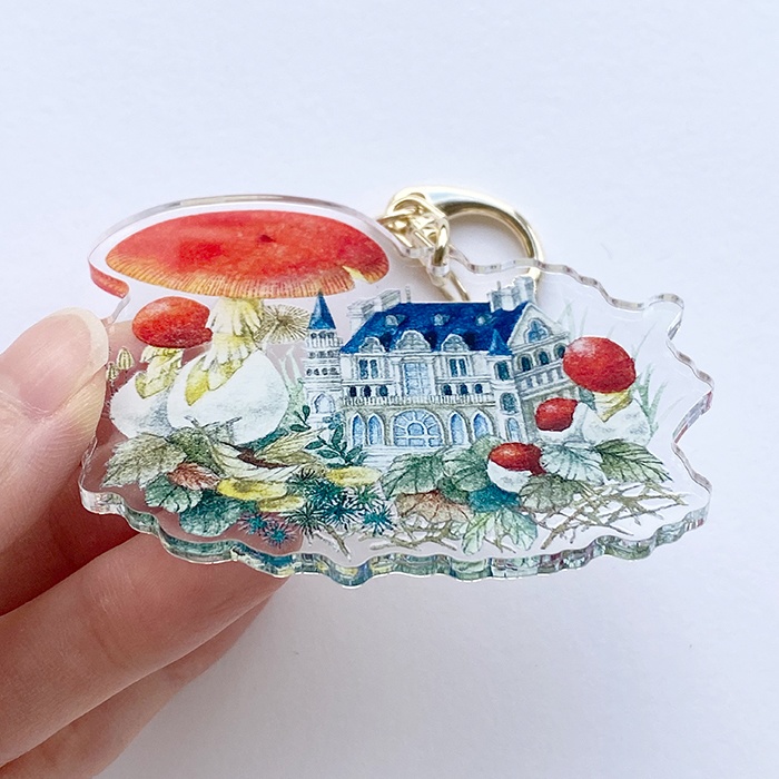 アクリルキーホルダー【深森の庭園にてⅤ】