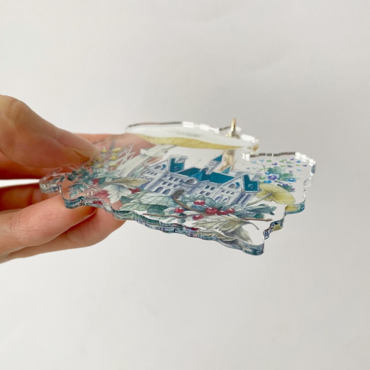 アクリルキーホルダー【深森の庭園にてⅣ】