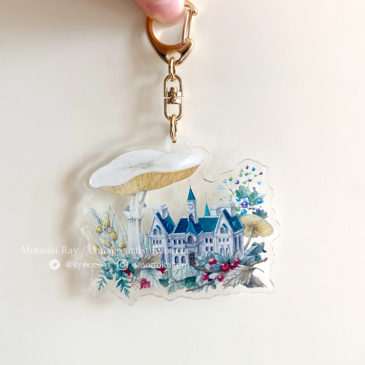 アクリルキーホルダー【深森の庭園にてⅣ】