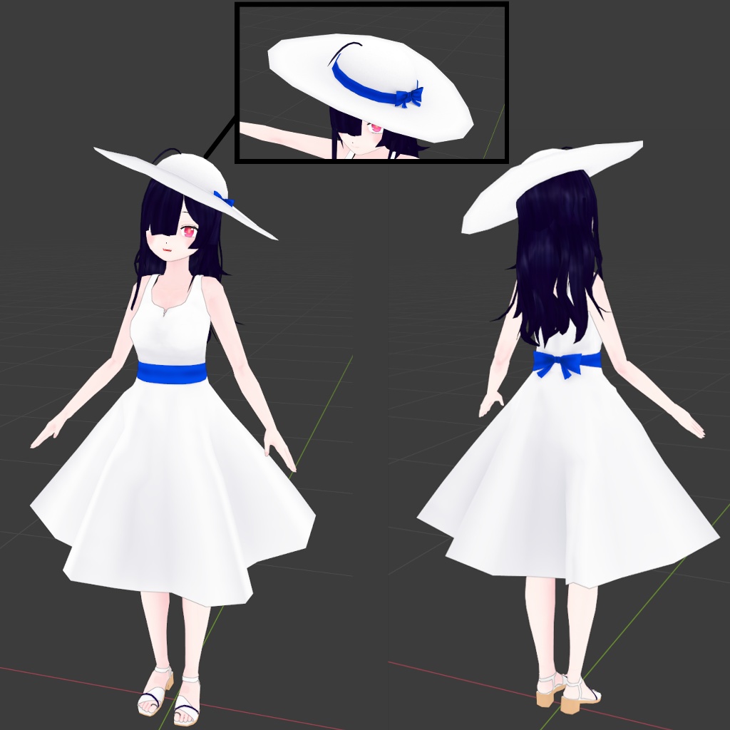 【VRChat向けアバター】Plidyna プリディナ