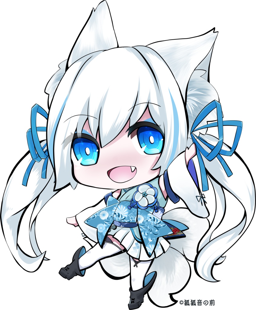 狐狐音の前アクリルスタンドフィギュア【こんココver】