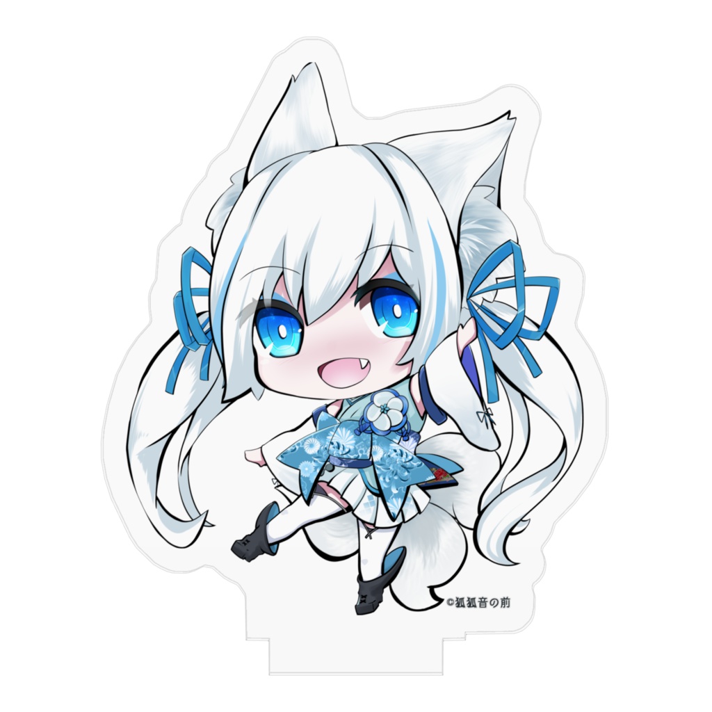 狐狐音の前アクリルスタンドフィギュア【こんココver】