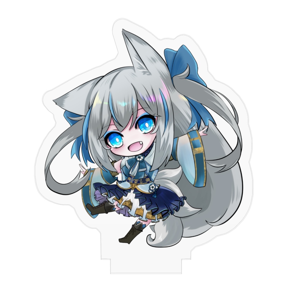 第二弾!狐狐音の前アクリルスタンドフィギュア【ココはろVer】