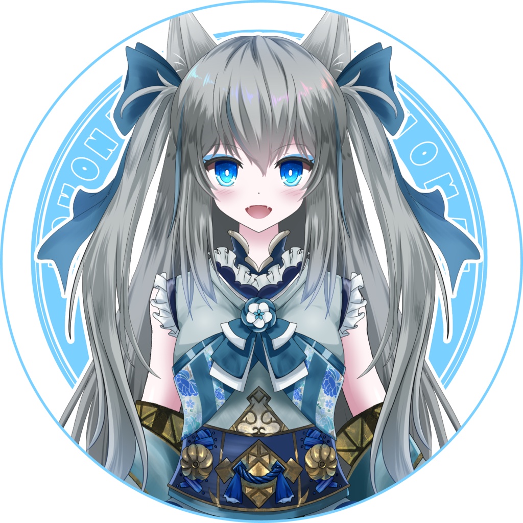 狐狐音の前アクリルキーホルダーVer1.4